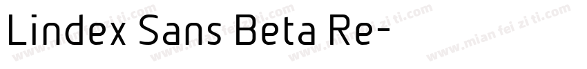 Lindex Sans Beta Re字体转换